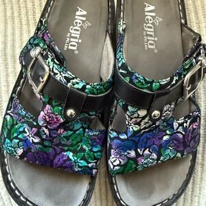 Alegria Women's Multicolor Floral Sandals
